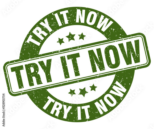 TRY IT NOW STAMP