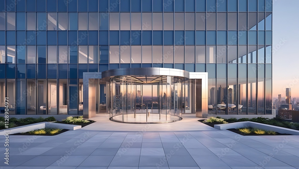 Fototapeta premium Office building at night