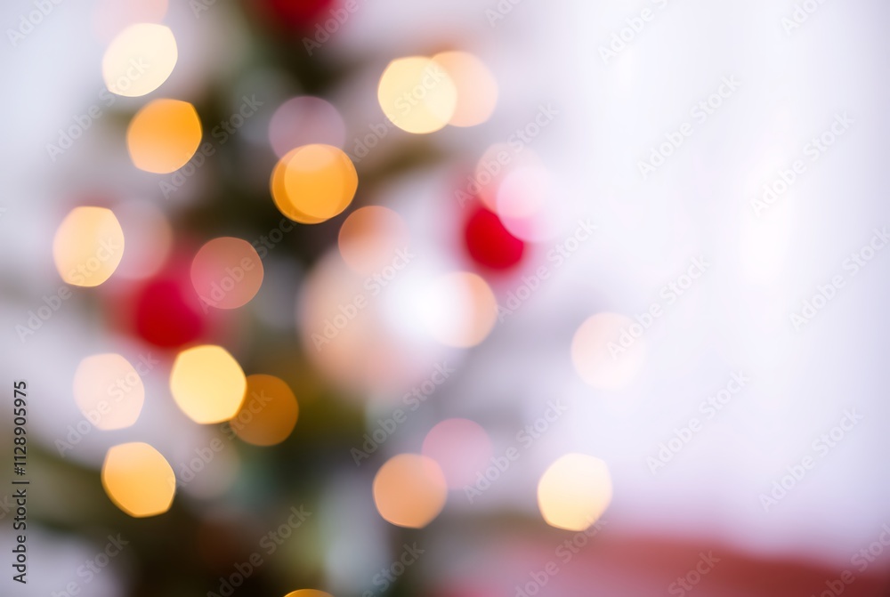 Fototapeta premium Blurred Christmas Tree Lights