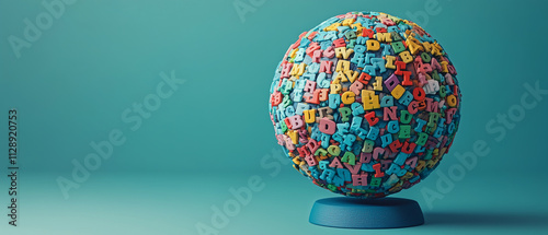 Colorful Alphabet Sphere.