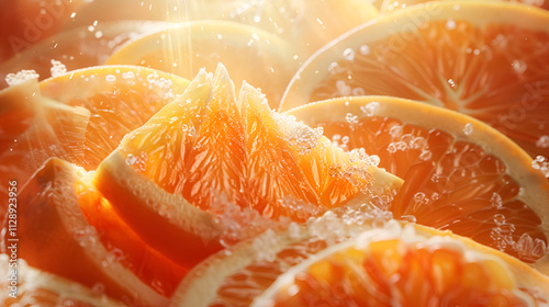 Vibrant Grapefruit and Lemon Composition in Natural Light
