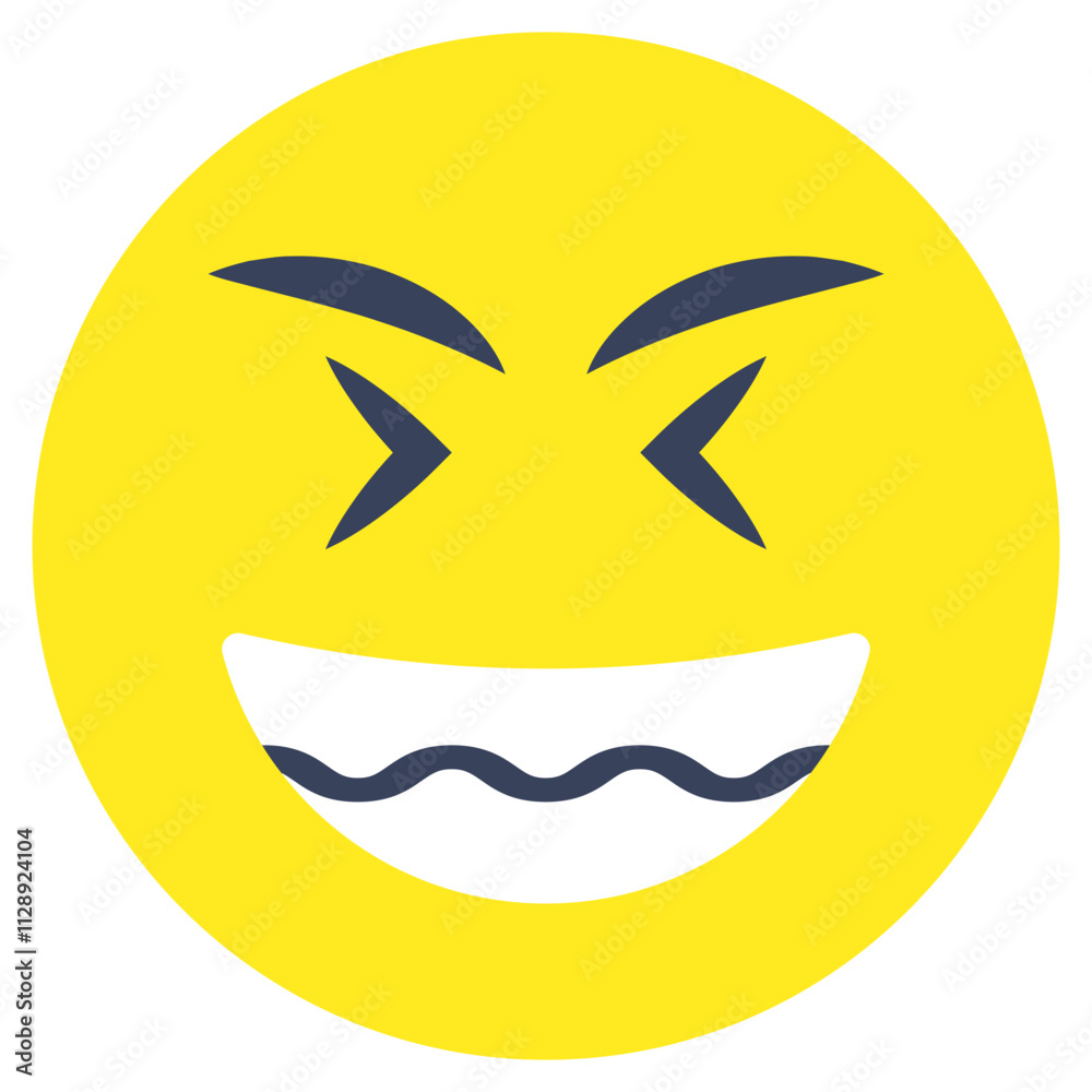 An icon design of dizzy face An icon design of dizzy face