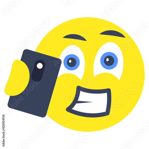Premium download icon of yell face