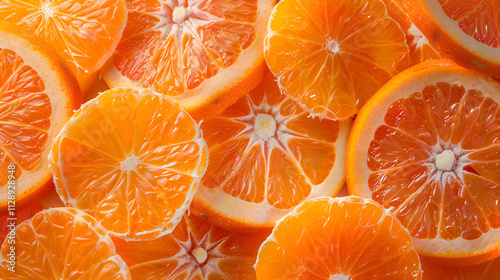Top view delicious grapefruits slices lemon slices on nude table fruit photo
