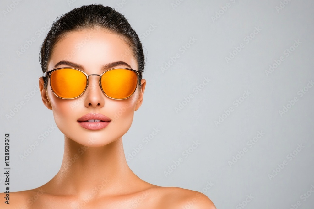 A spa professional applying cooling pads to a client skin after a laser hair removal session A spa professional applying cooling pads to a client skin after a laser hair removal session