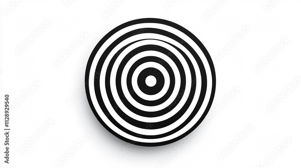 Business Goals 2D Target Concept for Commitment to Achieving Success Business Goals 2D Target Concept for Commitment to Achieving Success