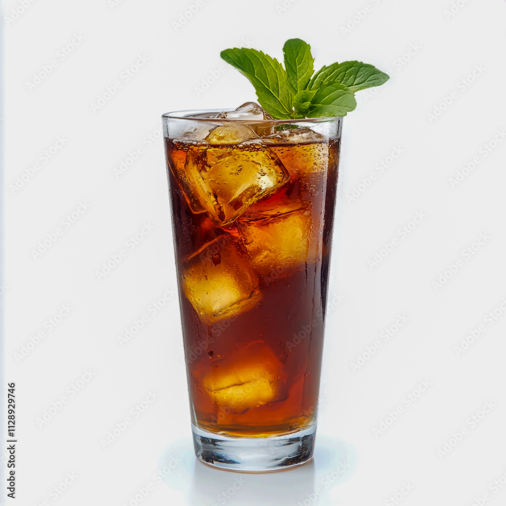 Cape codder cocktail isolated on white background. Cape codder cocktail isolated on white background.