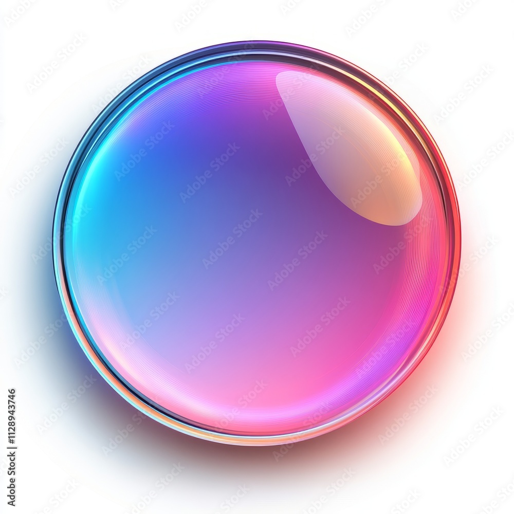 Colorful Abstract Circle Graphic Design Colorful Abstract Circle Graphic Design