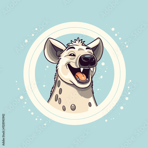 Hyena cartoon illustration