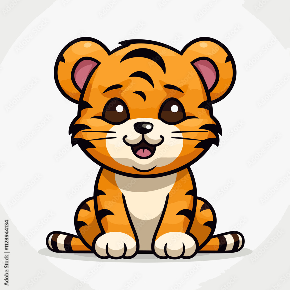 Tiger cartoon illustration Tiger cartoon illustration