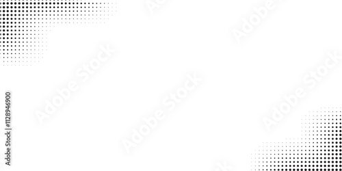 Wave halftone pattern. Halftone dots background. Vector