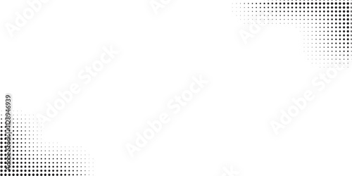 Wave halftone pattern. Halftone dots background. Vector