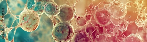 Magnified Molecular Chain R...