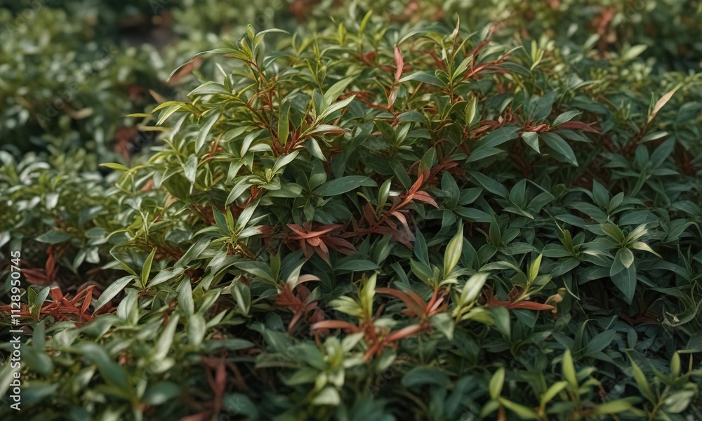 Fototapeta premium Alternanthera sessilis stems and leaves tangled together forming a dense mat, freshwater plant, , floating plant