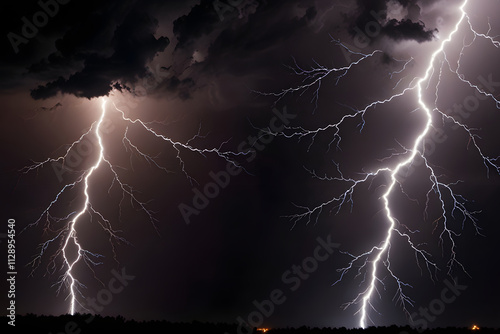 Natural lightning phenomena include lightning.