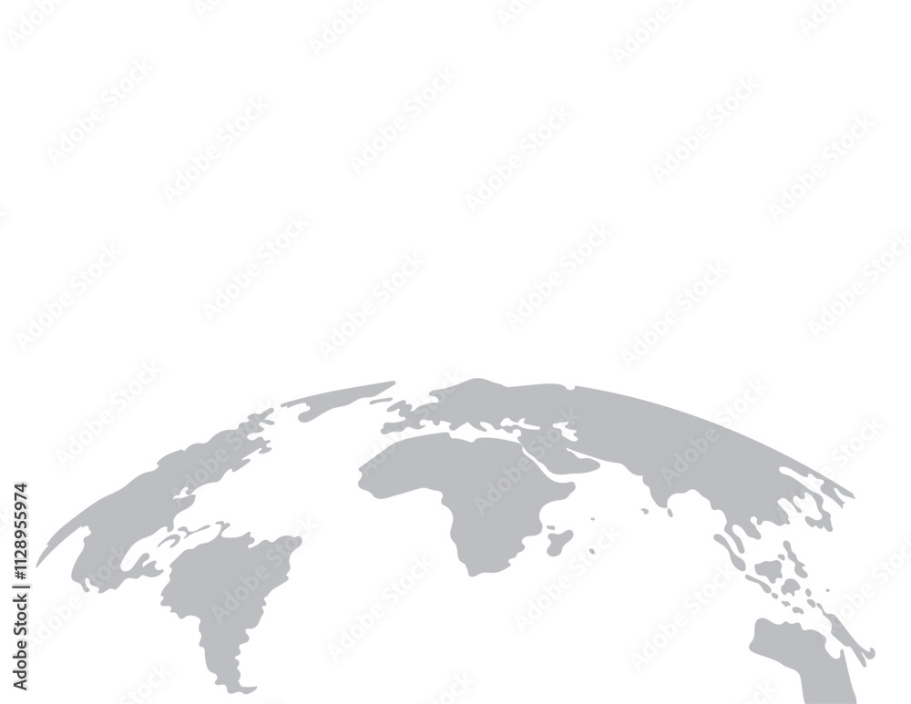 World map vector, isolated on white background. Flat Earth, gray map template for web site pattern, anual report, inphographics. Globe similar worldmap icon. Travel worldwide, map silhouette backdrop. World map vector, isolated on white background. Flat Earth, gray map template for web site pattern, anual report, inphographics. Globe similar worldmap icon. Travel worldwide, map silhouette backdrop.