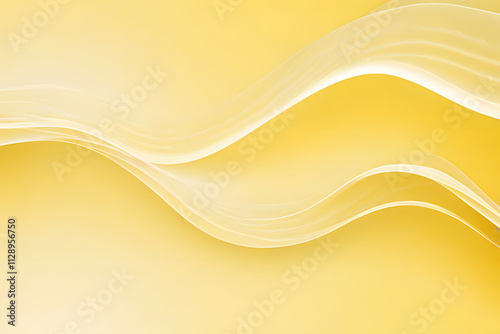 The yellow background with sparkling light is modern and luxurious.