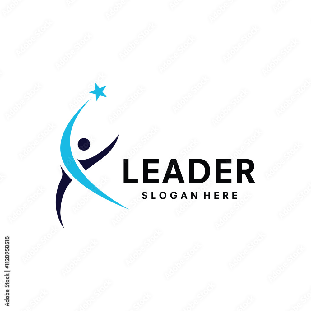 Leader logo design vector illustration Leader logo design vector illustration