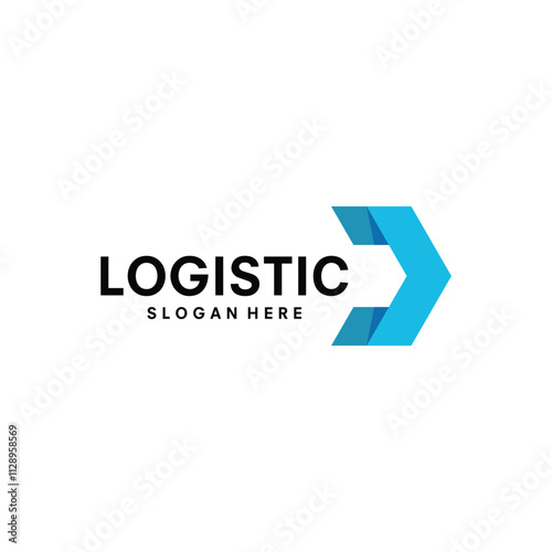 Free Download Logistic logo design vector illustration - GFXLoad