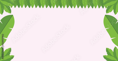 Happy Ugadi Festival with decorative leaf vector with empty space, Ugadi celebration in india, India new year festival, andhra pradesh, Hindu new year, copy space for text photo