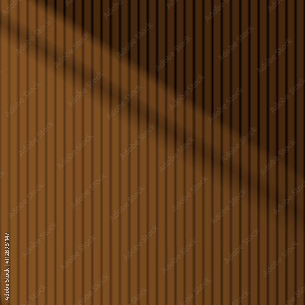 Obraz premium shadow wall with lighting effect. Christmas wooden wall effect design with light and shadow vector graphic design.