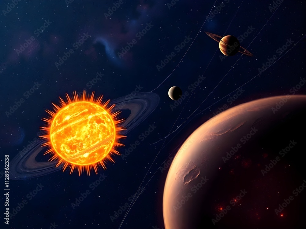 Obraz premium planet in space