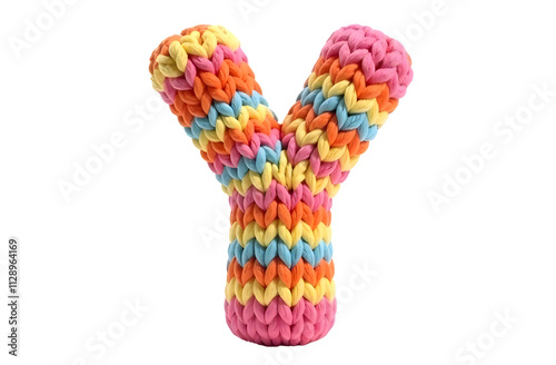 Colorful chew toy shaped like a Y for dogs and pets, perfect for playtime and bonding