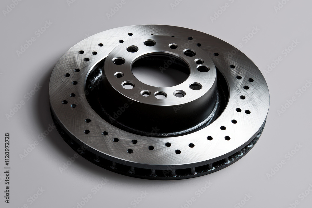 Precision Engineered Metallic Brake Disc Automotive Performance Technology Circular Design Innovation Precision Engineered Metallic Brake Disc Automotive Performance Technology Circular Design Innovation