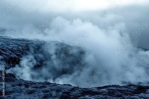 storm clouds over water