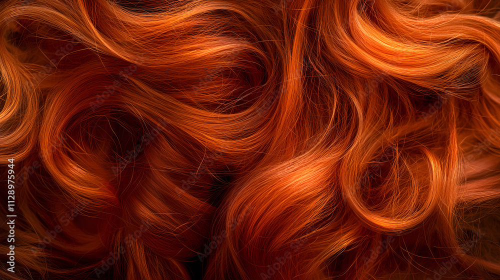 A vibrant image of curly voluminous red hair in a wind-swept outdoor setting. A vibrant image of curly voluminous red hair in a wind-swept outdoor setting.