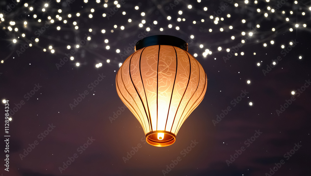 Obraz premium a lantern in the sky