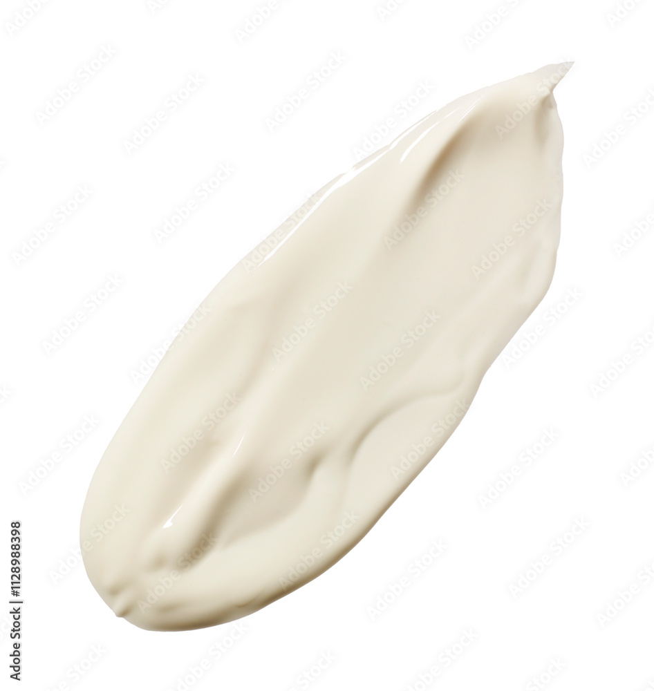 Cosmetic cream in abstract shape isolated on white background Cosmetic cream in abstract shape isolated on white background