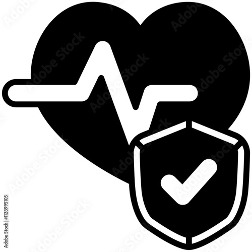 Medical Protection Black Fill Icon