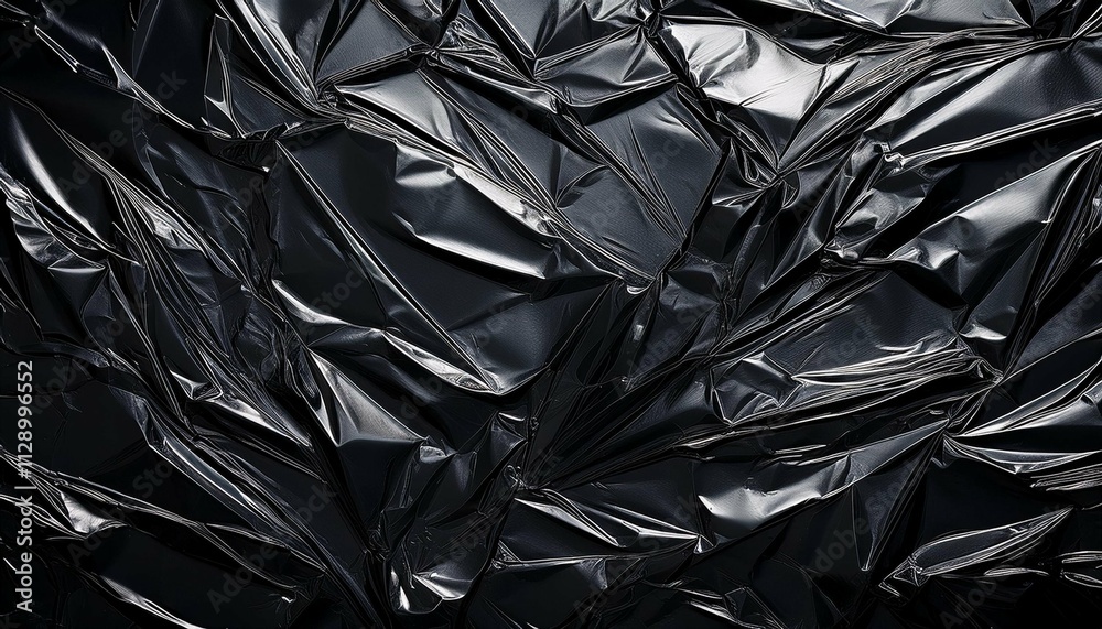 black foil background with highlights and uneven texture black foil background with highlights and uneven texture