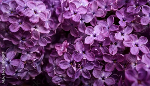 beautiful purple background from lilac flowers close up spring flowers of lilac dark photo