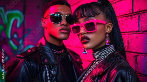 80s Inspired Fashion Lookbook with Sleek Style
