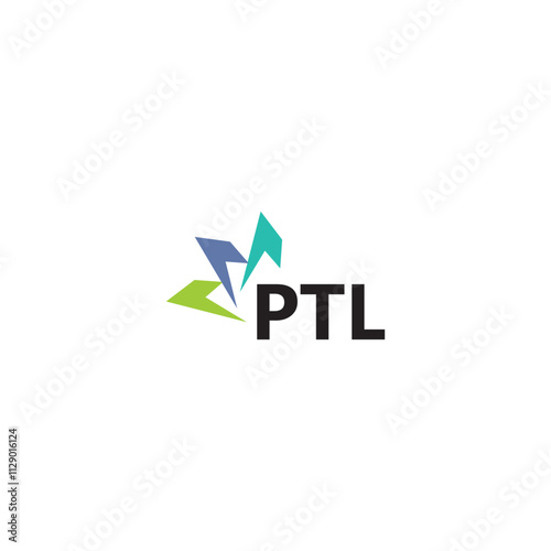 PTL letter logo design on white background. Creative  modern PTL letter logo design. Vector design. photo