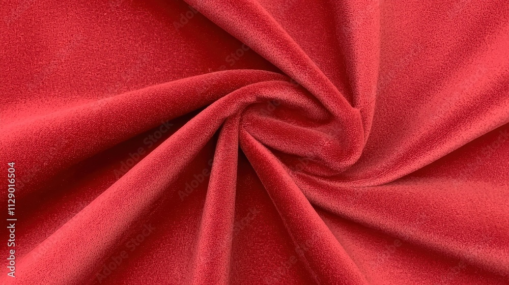 Luxurious Smooth Red Fabric Close-Up Texture for Design Projects Luxurious Smooth Red Fabric Close-Up Texture for Design Projects