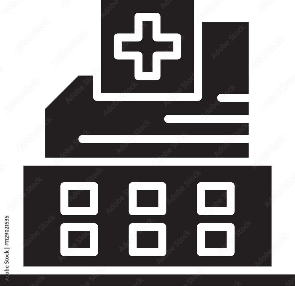 Hospital Building Icon Illustration
Hospital Building Icon Illustration