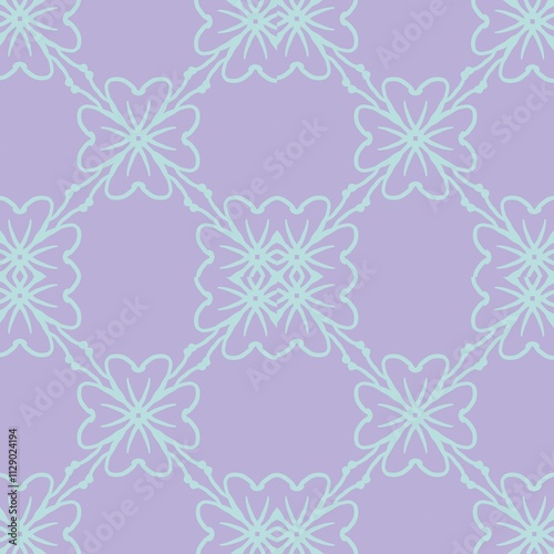 seamless pattern with flowers