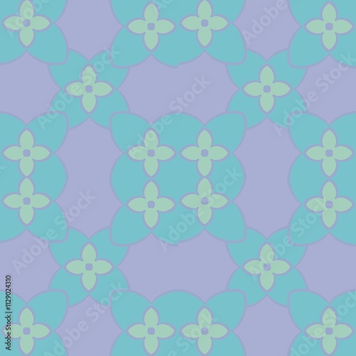 seamless background with flowers