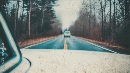 Vintage 90s Road Trip Photograph