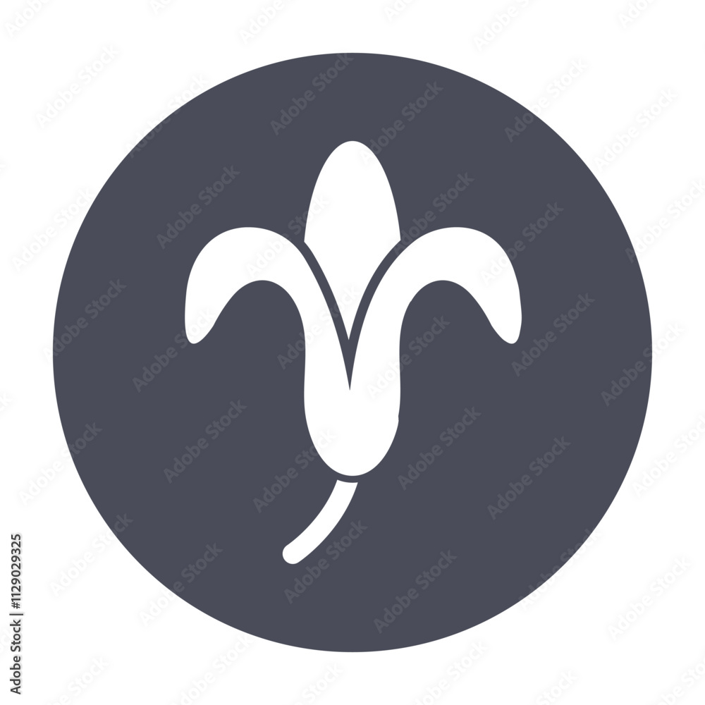 Corn Icon - Vector Graphics for Agricultural and Food Designs Corn Icon - Vector Graphics for Agricultural and Food Designs