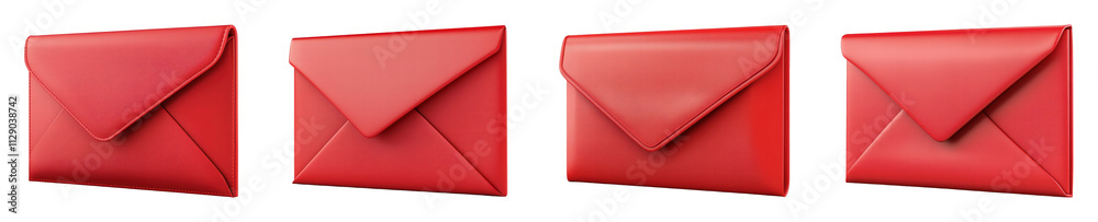 Set of elegant red envelopes for special occasions Set of elegant red envelopes for special occasions