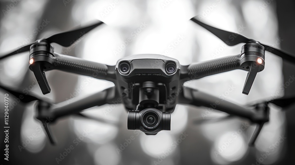 Drone Photography: Aerial View, High-Tech Flight Drone Photography: Aerial View, High-Tech Flight