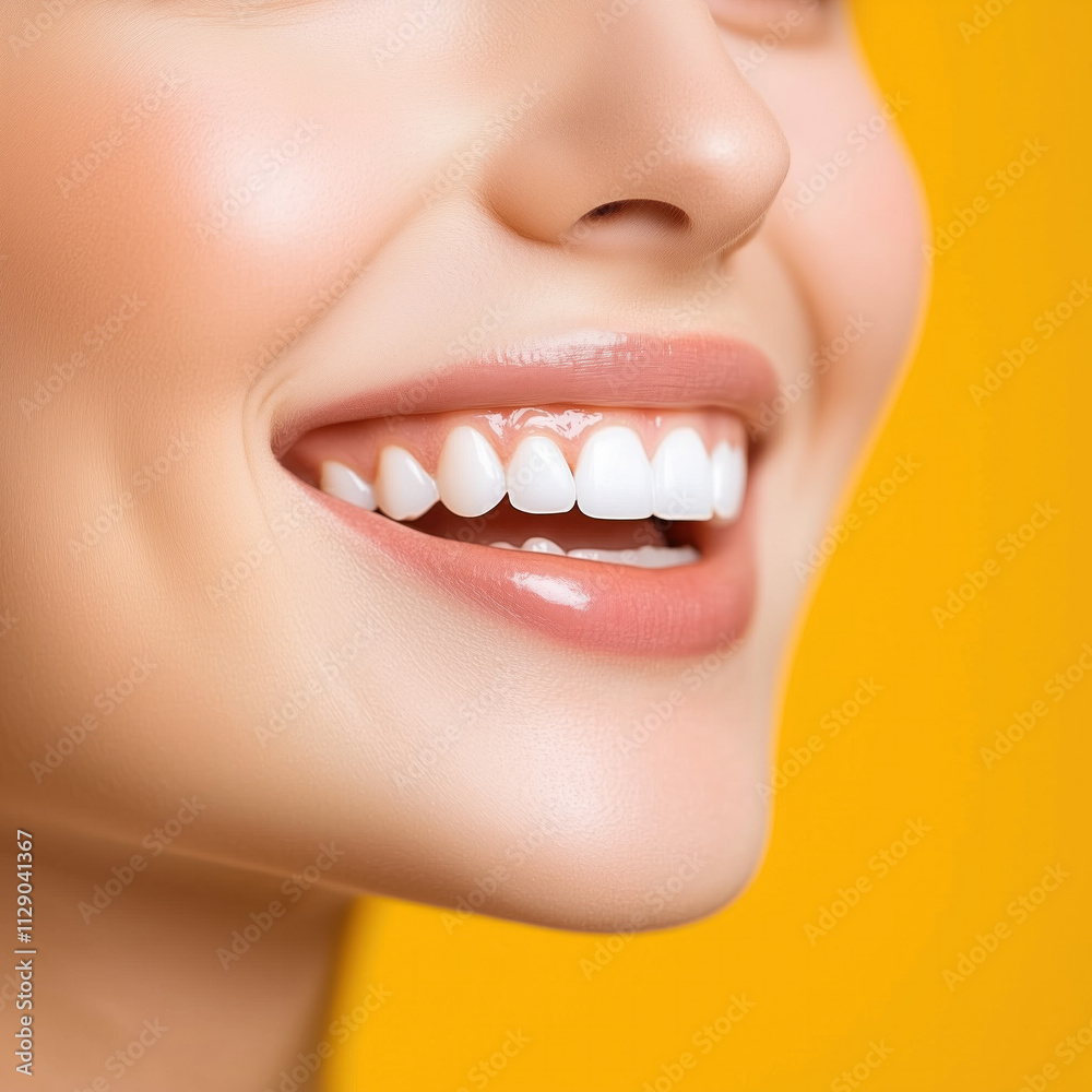 Fototapeta premium close up of a smile