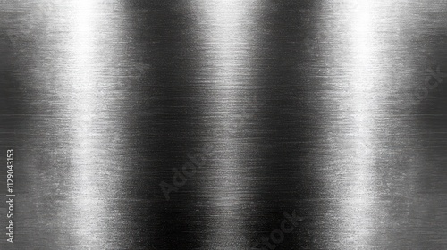 Brushed Metal Texture: Silver and Gray Abstract Background