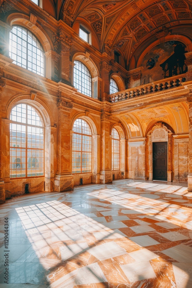 Majestic Interior of a Historic Palace or Opera House Majestic Interior of a Historic Palace or Opera House