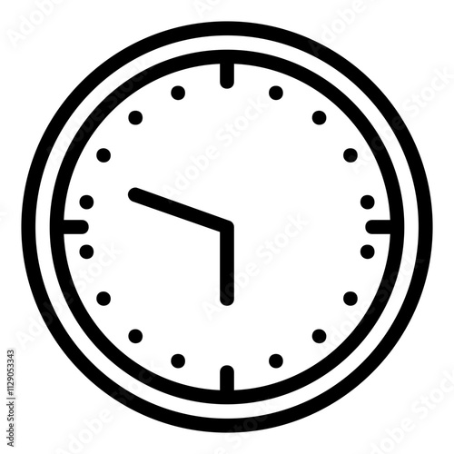 user interface and clock icon
