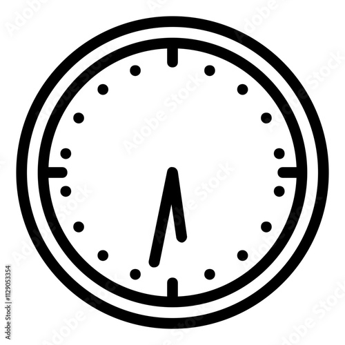 user interface and clock icon